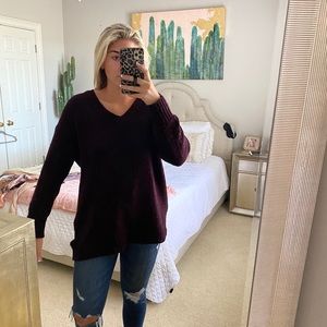 Maroon sweater